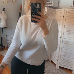 ZARA | 3/4 Sleeve Crewneck Lightweight Sweater Top